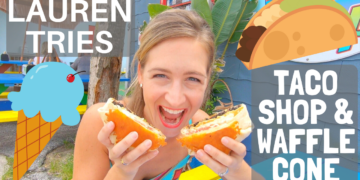 taco shop waffle cone