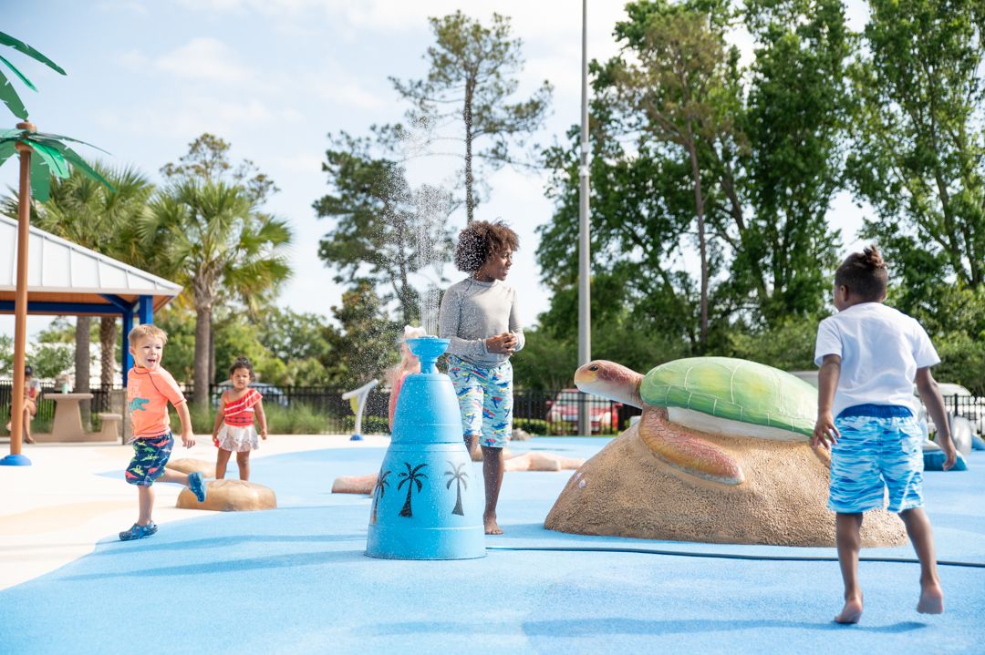 Highly Anticipated Splash Pad Opens in James F. Holland Park AskFlagler