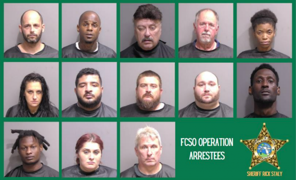Fcso Undercover Operation Saves Trafficking Victim Nabs 13 On Varied Charges Askflagler