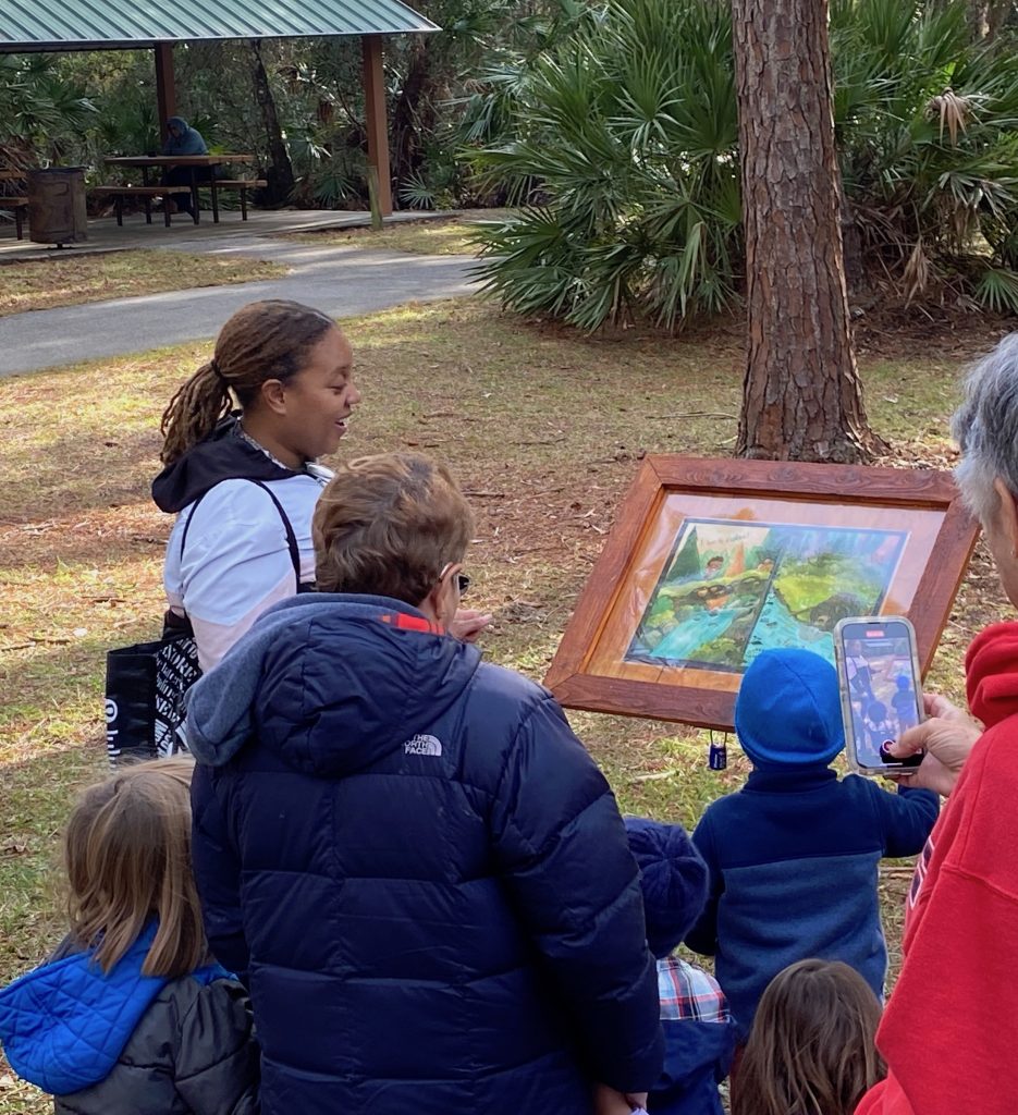 City of Palm Coast, Flagler Public Library Debut 'StoryWalk' at Linear
