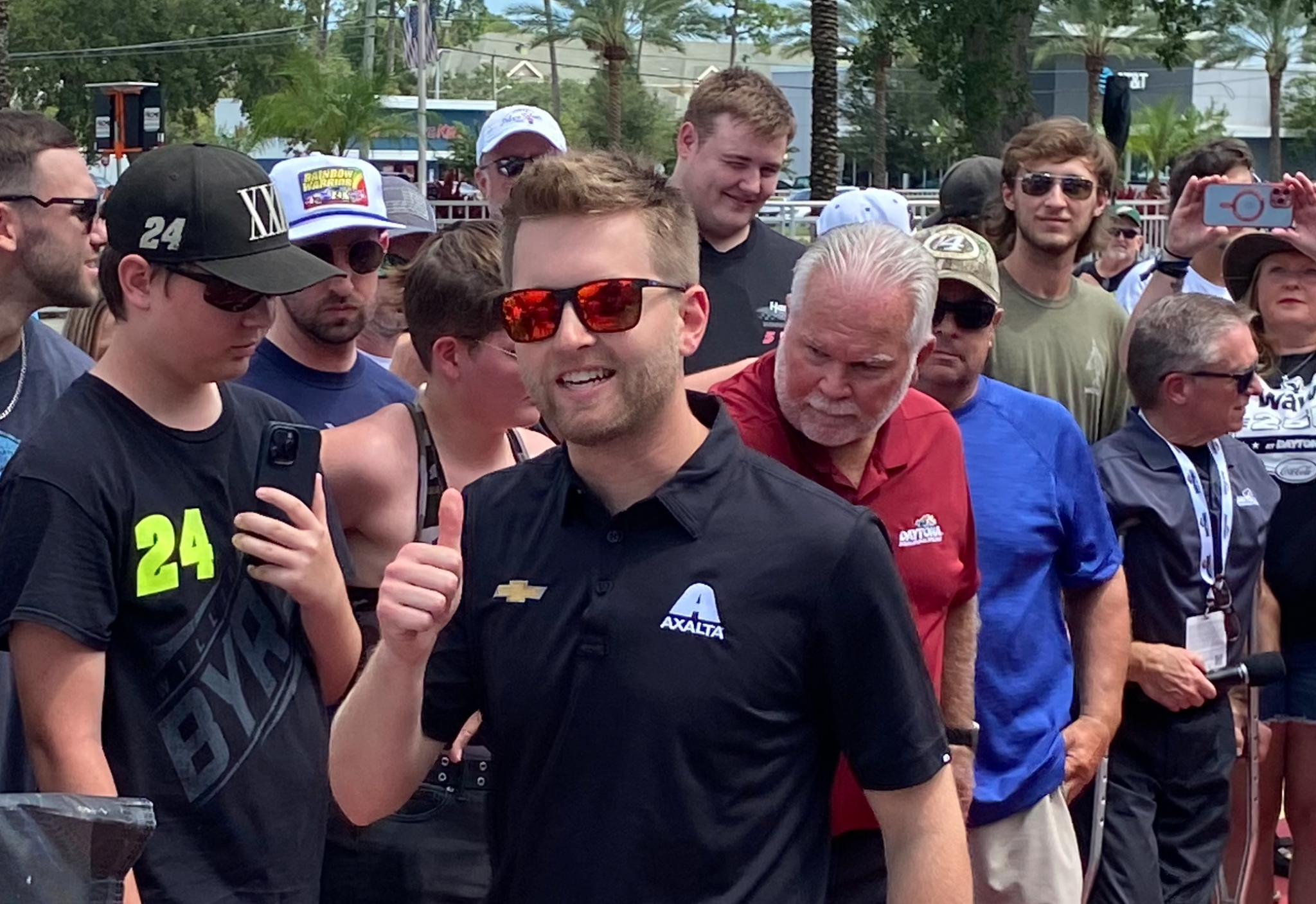 William Byron Receives Square at Daytona Int'l Speedway's Walk of Fame