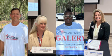 Amaral & Duarte, Galery & Shelley to Face Off in Palm Coast City Council General Election