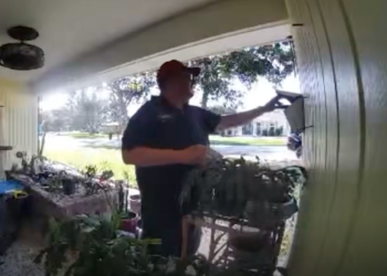 Randy Fine Shown Flipping Through Ormond Resident’s Mailbox
