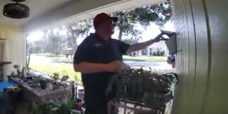 Randy Fine Shown Flipping Through Ormond Resident’s Mailbox